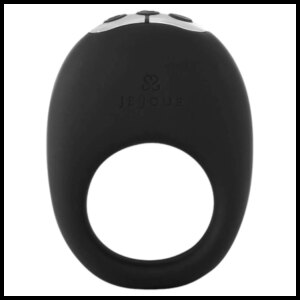Je Joue Mio - nabíjateľný vodotesný vibračný krúžok (čierny) od značky Je Joue