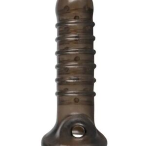 Rebel - rebrovaný návlek na penis (sivý) od značky Rebel