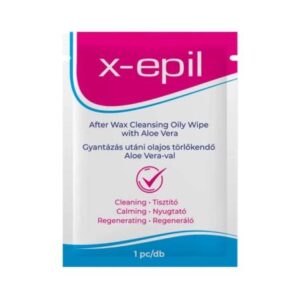 X-Epil - Olejové obrúsky po depilácii (1ks) - Aloe Vera od značky X-Epil