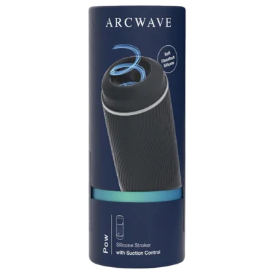 Arcwave Pow - manuálny vákuový masturbátor - čierny