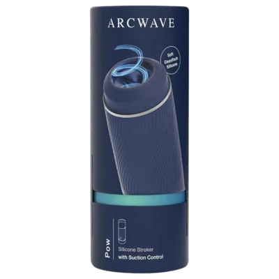 Arcwave Pow - manuálny vákuový masturbátor - modrý