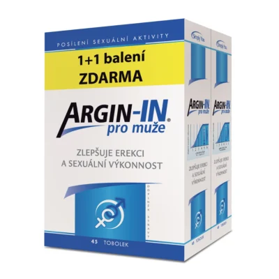 Argin-IN pre mužov 45+45 kapsúl zadarmo