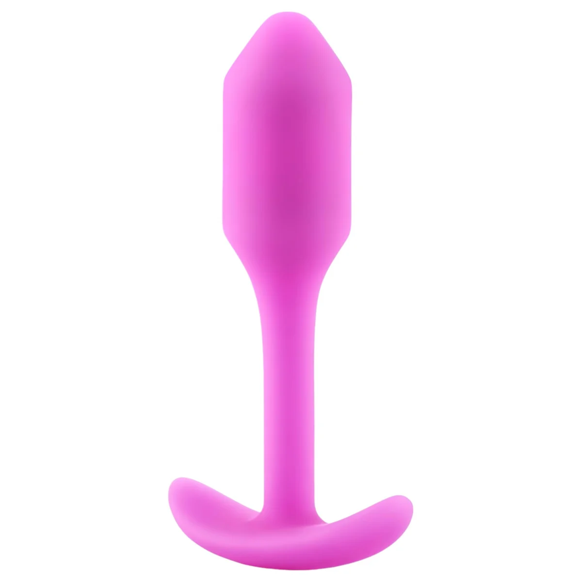 b-Vibe Snug Plug 1 - análny kolík s vnútornou záťažou (55 g, ružový)