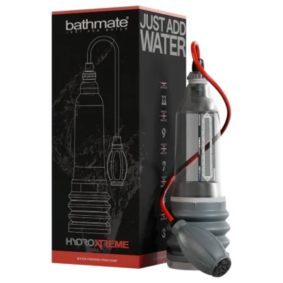 Bathmate HydroXtreme 8 - hydraulická sada vákuovej pumpy na penis (priehľadná)