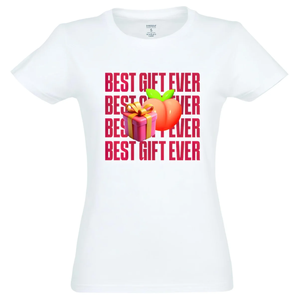 Best Gift Ever - dámske tričko - biele