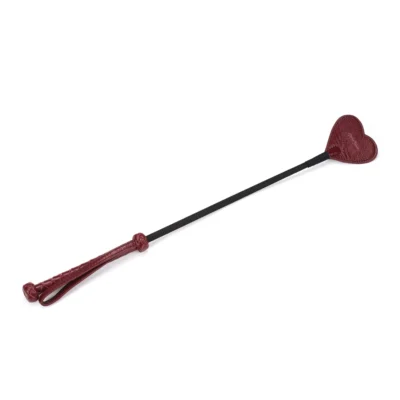 Bič jazdecký Liebe Seele Wine Red srdce vínový