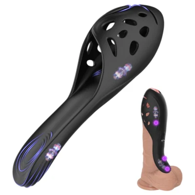 Biu-Biu - vibrátor na penis - čierny