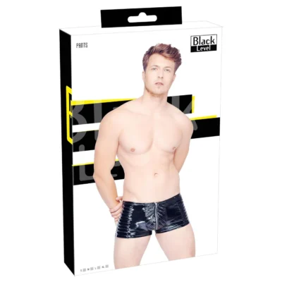 Black Level - pánske krátke nohavice na zips - čierne