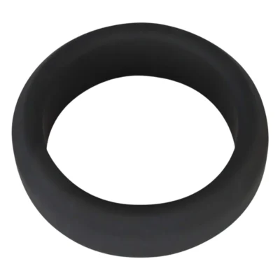 Black Velvets - erekčný krúžok hrubostenný 3,8 cm - čierny