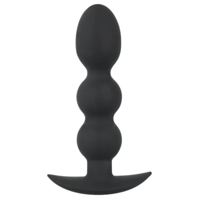 Black Velvets Heavy - análny kolík s guľou 145 g (čierny)