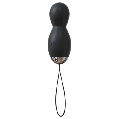 Cotoxo Krila - nositeľné vibračné vajíčko s rádiovým ovládaním (čierne)