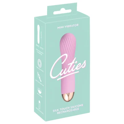 Cuties Mini - vibrátor pre ženy - vodotesný, nabíjateľný - ružový
