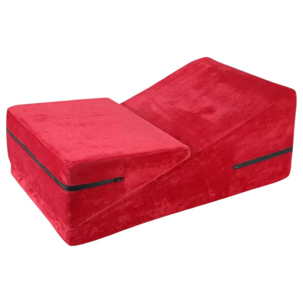 Desirel Magic Pillow - súprava klinových sexuálnych vankúšov, malý + veľký (červené)