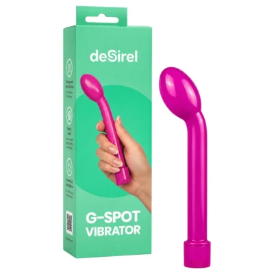 Desirel - nabíjateľný zakrivený vibrátor na G-bod (ružový)
