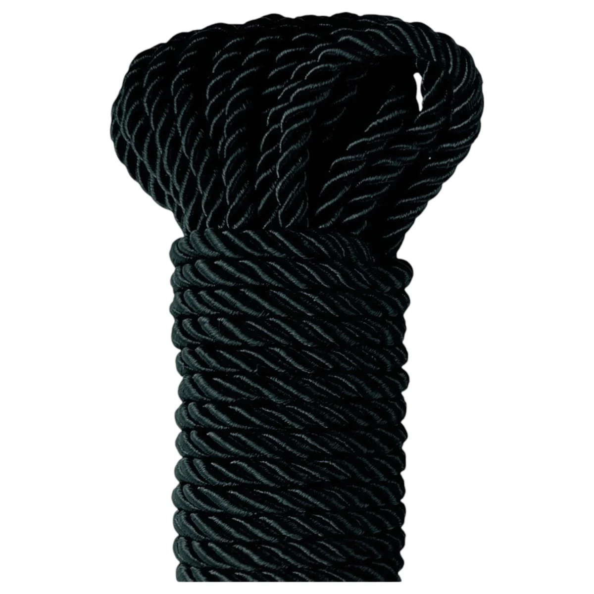 Fetish Silky Rope - shibari bondage lano (10 m, čierne)
