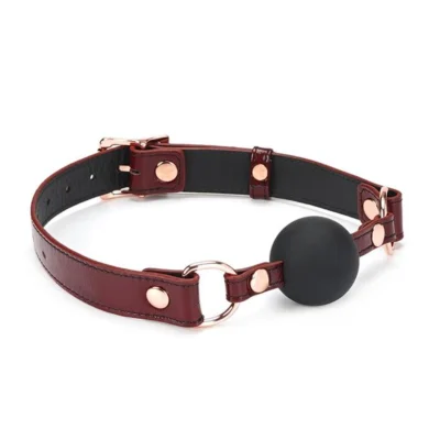 Kolík Liebe Seele Wine Red Ball Gag vínový