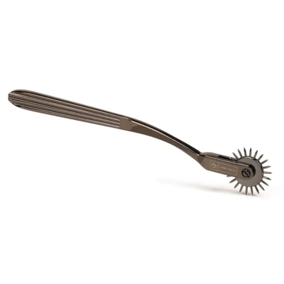 Neurologické koliesko Liebe Seele X-Rose One-Row Wartenberg Pinwheel šedé