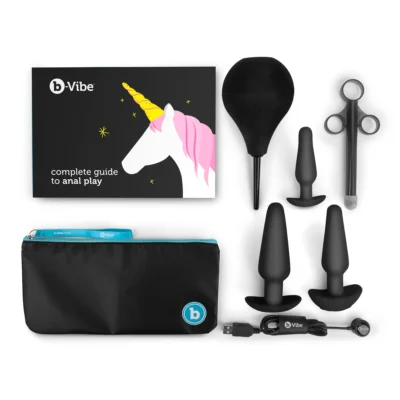 Sada análnych kolíkov b-Vibe To Anal Play čierna